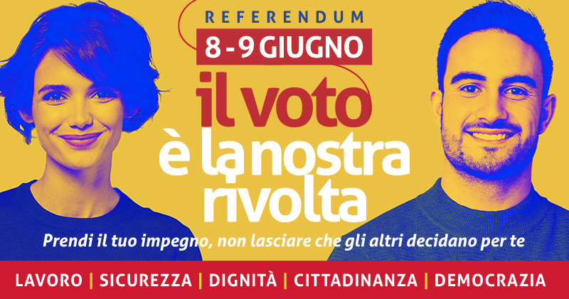 Referendum 8-9 Giugno